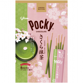 ポッキーさくら抹茶 8袋 展開図